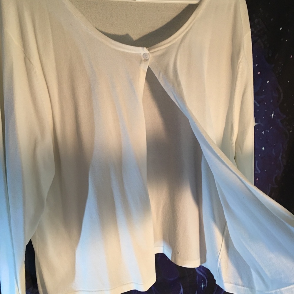 Coldwater Creek Sweater Coverup - Picture 2 of 4